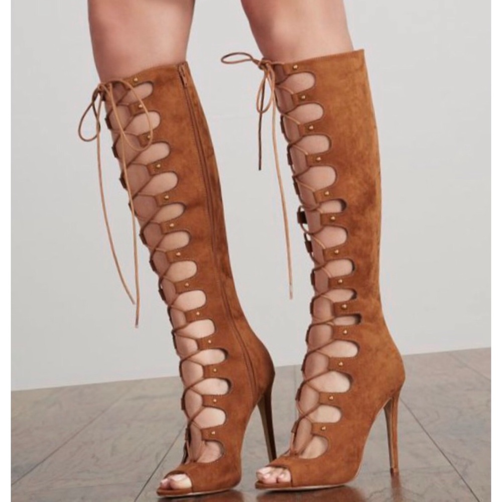 Gladiator Peep Toe Sandals - Picture 4 of 4
